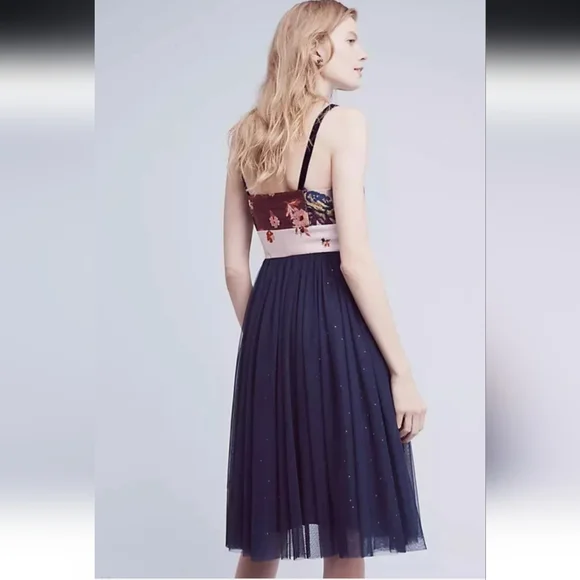 Moulinette Soeurs Tulle-skirted Floral Dress - Picture 3 of 7